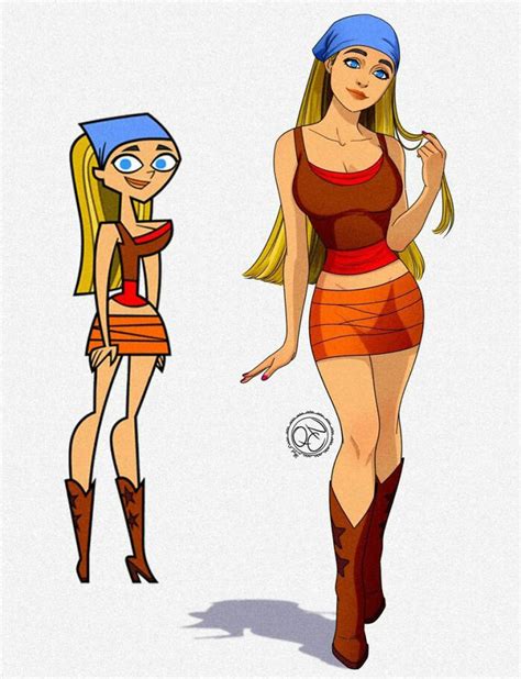 Artist Redraws 20 Total Drama Island Characters In A More Realistic Way ...