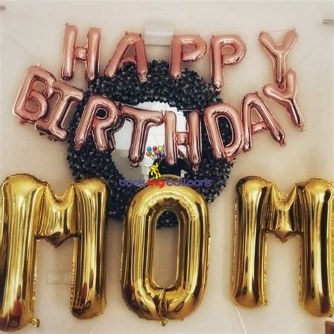 Happy Birthday Mom Foil Balloons & Party Supplies in bangalore