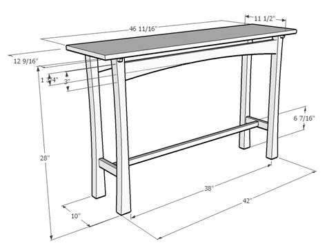 Hall table plan woodworking plans Auction ~ luise