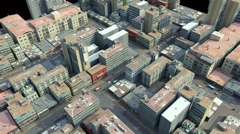 City Low Poly - Free 3D Model by voxelatio