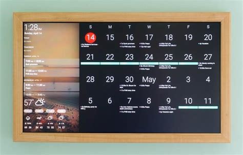 24 Digital Wall Display Smart Screen Wifi Calendar Raspberry Pi Smart ...