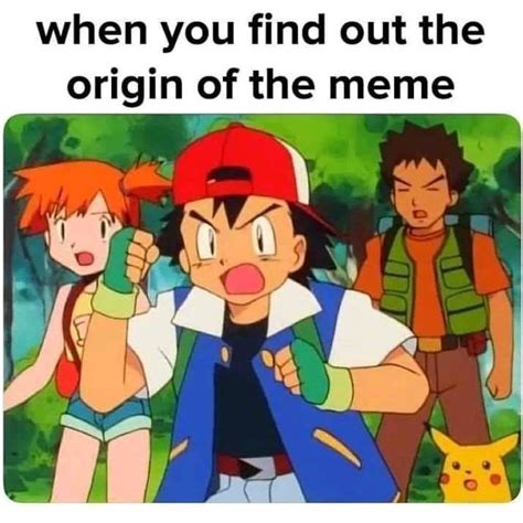 meme origin : r/SurprisedPikachu