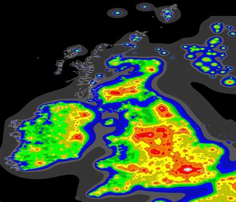 imgur.com | Light pollution map, Light pollution, British isles