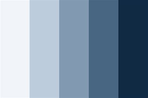 Blue dark mode Color Palette