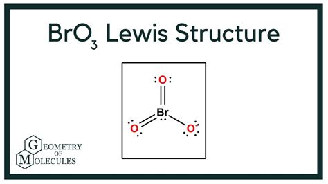 BrO3- Lewis Structure (Bromate Ion) - YouTube