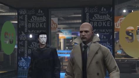 My costume this year FT my friend as Loomis : r/gtaonline