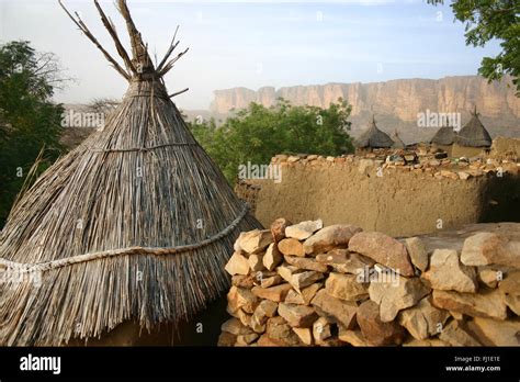 Traditional architecture in Dogon country, Mali Stock Photo - Alamy