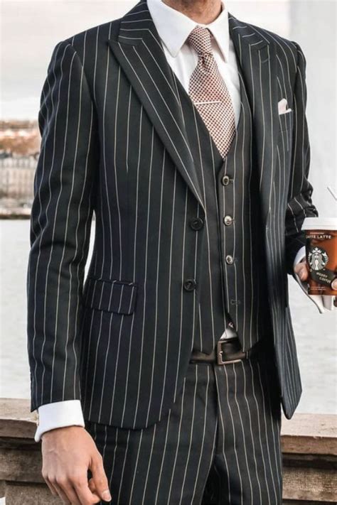 Pin on Pinstripe Suit Menswear