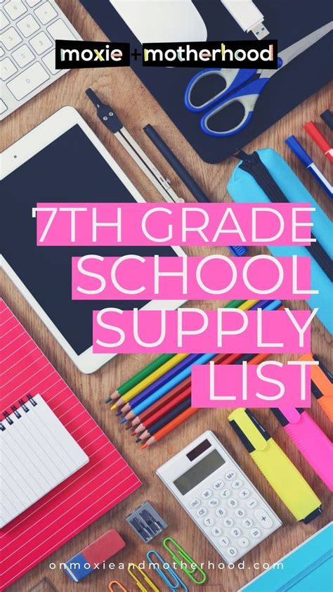 7th Grade School Supply List