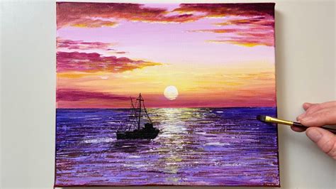 Sunset Abstract Painting - craibas.al.gov.br