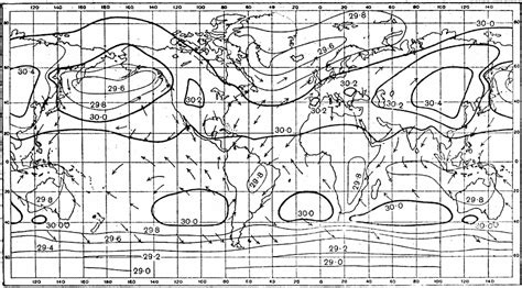 January Isobars and Wind Direction