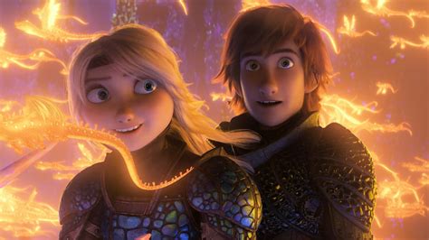 🔥 Download Train Your Dragon The Hidden World Astrid And Hiccup 4k by ...