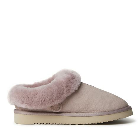 Dearfoams - Fireside by Dearfoams Women's Genuine Shearling Clog ...