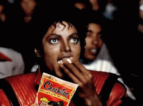 Michael Jackson Popcorn Chachitos Eating GIF | GIFDB.com