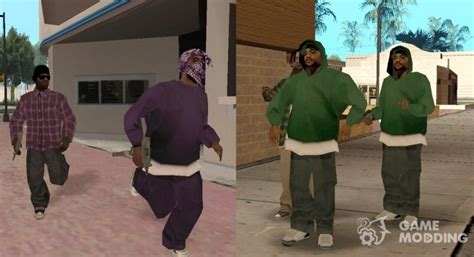 BETA Grove and Ballas Gang (Restore) for GTA San Andreas