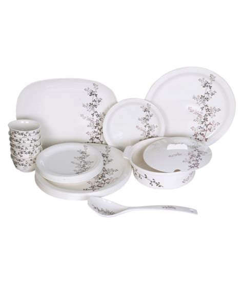 Borosil White Dinnerware: Buy Online at Best Price in India - Snapdeal