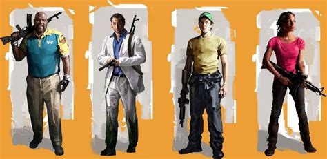 Descargar fondos de Collagede Personajes De Left 4 Dead 2 | Wallpapers.com