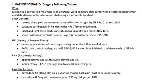 Free Patient Scenarios for Instructors