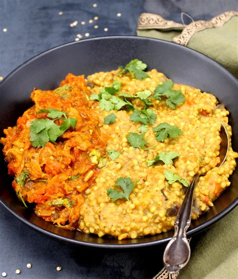 Jowar Khichdi (Sorghum Khichdi) - Holy Cow Vegan