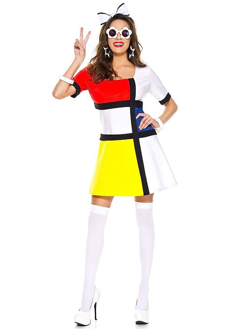 Women's Sexy '60s Mod Muse Costume Dress | Sexy Retro Costumes