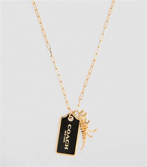 Coach Logo-Tag Necklace | Harrods US