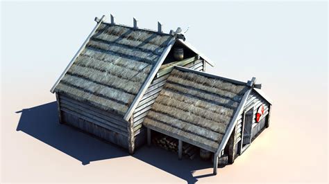 3D model Viking House 2 VR / AR / low-poly MAX OBJ MTL TGA | CGTrader.com