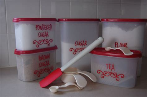 Custom Canister Label for Your Tupperware or Any Other Kitchen or Home ...