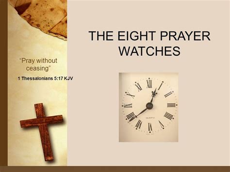 8 Prayer Watches | New Generation Church