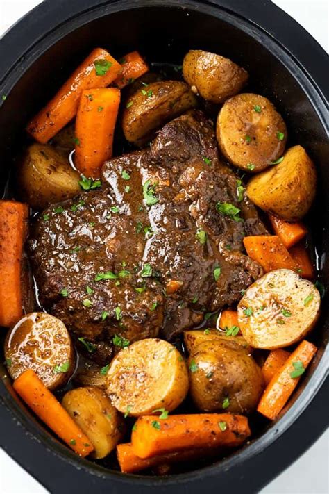 Crock pot roast with gravy – Artofit