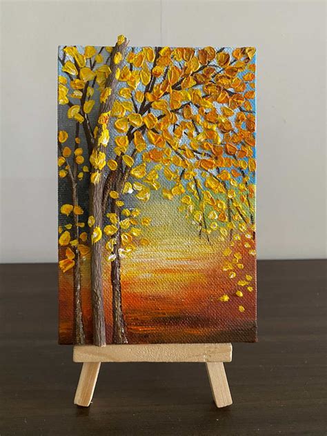 Mini Canvas Painting - Fall Colours | imagicArt