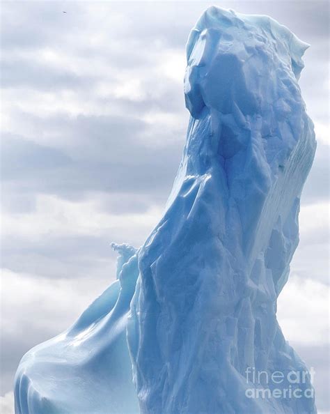 Blue Ice Pillar Photograph by Wayne Heim - Fine Art America