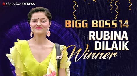 Bigg Boss 14 winner is Rubina Dilaik, lifts trophy. See her photos ...