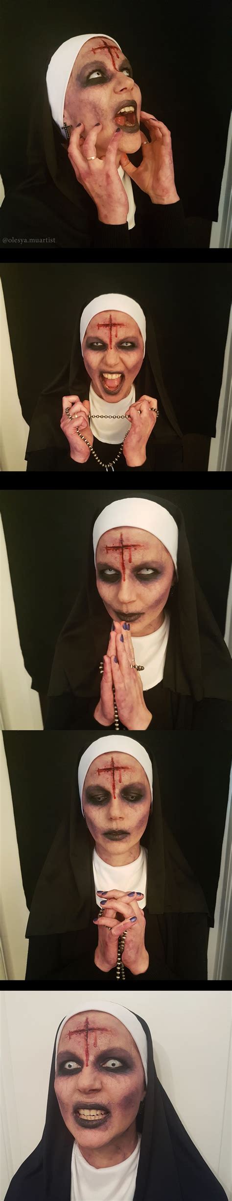 Evil nun makeup by Olesya Hryvenko #sfx #specialfx # ...