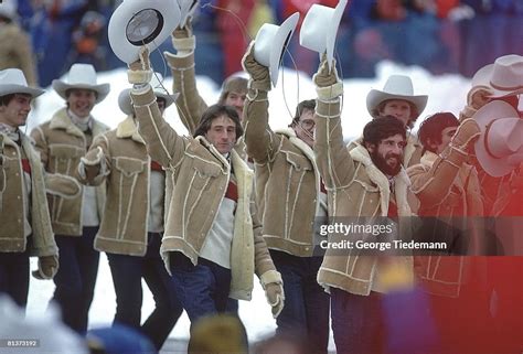 Winter Olympics, View of Team USA during ceremony, Lake Placid, NY News ...