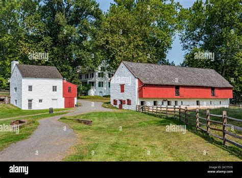 Strolling Through Historic Hopewell Village, Pennsylvania USA, Elverson ...