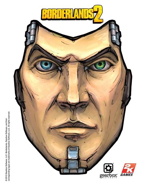 Handsome Jack mask | Handsome jack borderlands, Handsome jack, Borderlands