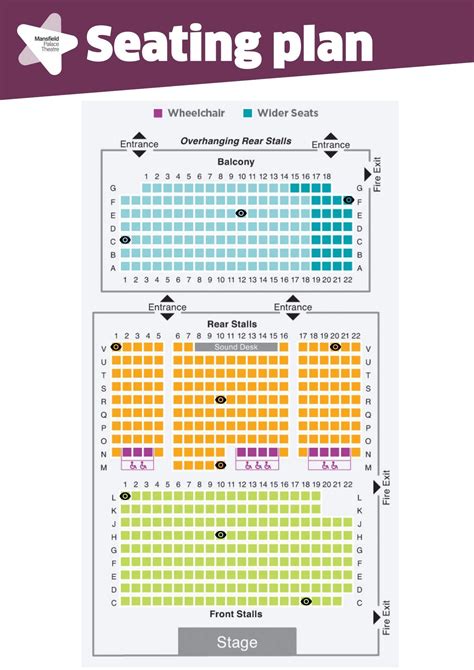 Seating Plan – Mansfield Palace Theatre