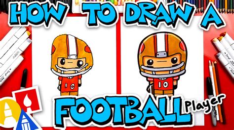 How To Draw A Cartoon Football Player