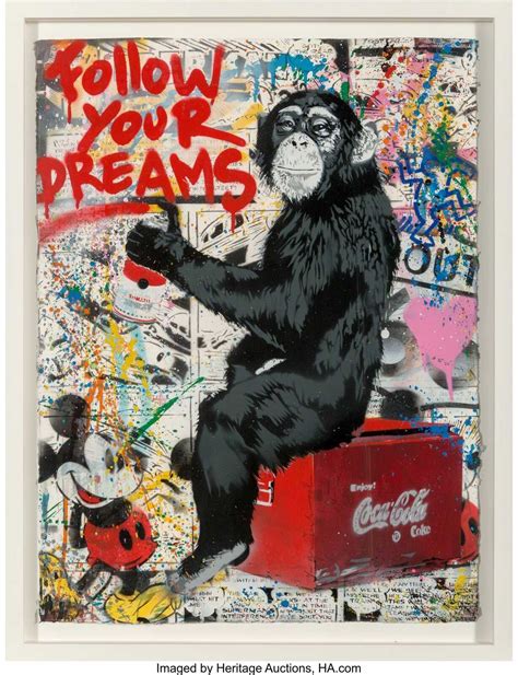 Mr. Brainwash | Follow Your Dreams (2012) | Artsy in 2022 | Art auction ...