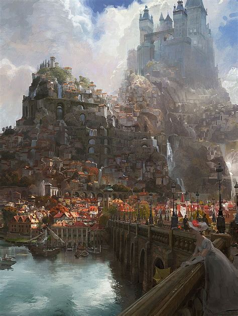 ArtStation - Explore | Fantasy landscape, Tangled concept art ...