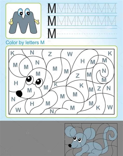 Mouse Color by Number - ColoringbyNumber.Com