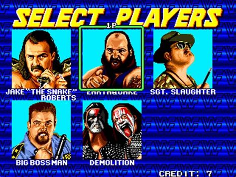 WWF WrestleFest (Arcade) | Wrestling videos, Professional wrestling ...