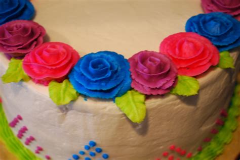 Ribbon Rose Cake - CakeCentral.com