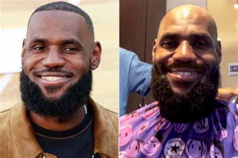 Social Media Reacts to LeBron James Showing Off New Shaved-Head Look ...