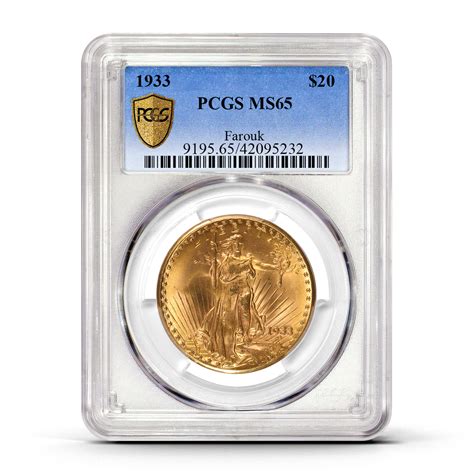 PCGS Encapsulates Legendary 1933 Saint-Gaudens Double Eagle