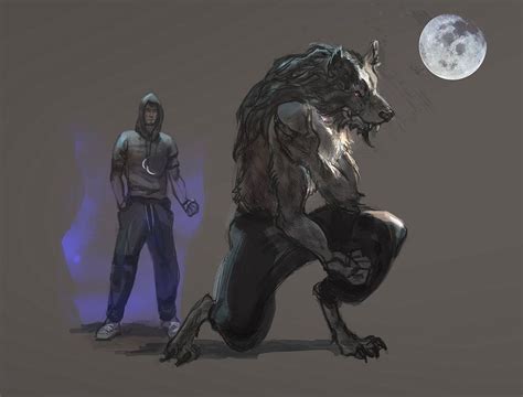 Werewolf male | Werewolf, Anime wolf, Dark fantasy art