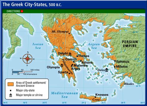 Greek City States Map