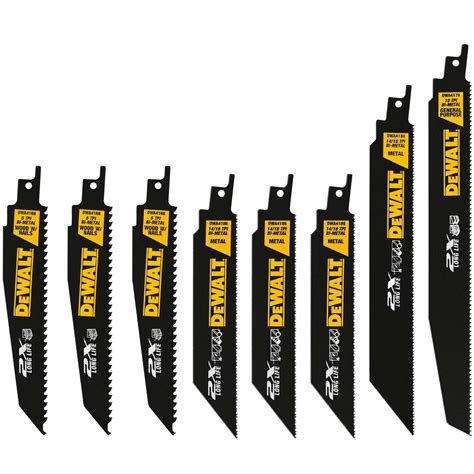 DeWalt 6 in. Bi-Metal Reciprocating Saw Blade Set 6 TPI 8 pk - Ace Hardware