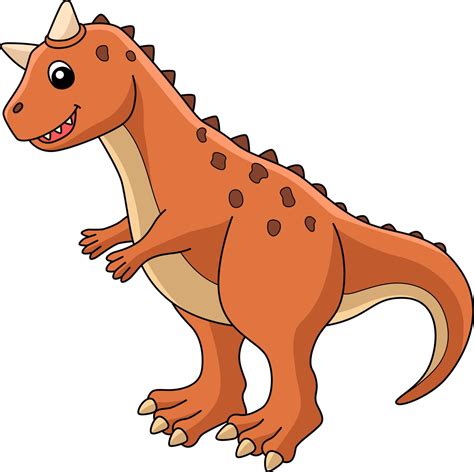 Carnotaurus Dinosaur Cartoon Colored Clipart 7066830 Vector Art at Vecteezy