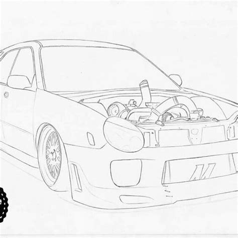 Jdm Car Drawing at GetDrawings | Free download